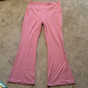 lululemon athletica Pink Flared Leggings